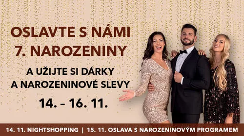 Oslavte s námi 7. narozeniny
