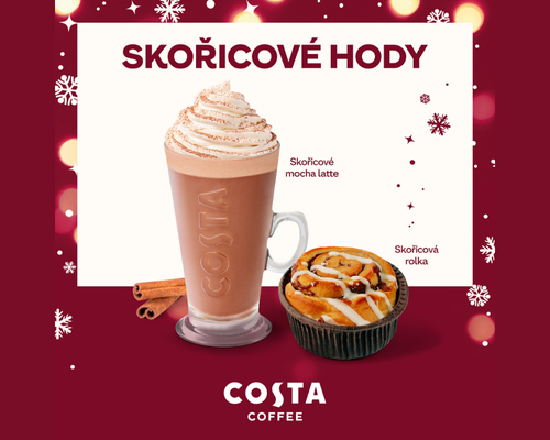 Skořicové mocha latte