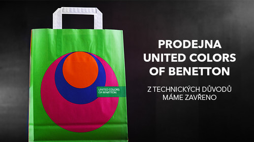 Prodejna United Colors of Benetton – z technických důvodů zavřeno