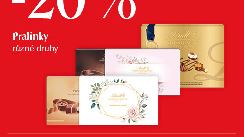 EXTRA sleva 20 % na pralinky