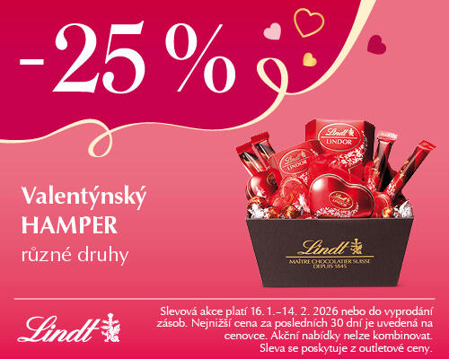 DODATEČNÁ sleva 25 % na Valentýnský HAMPER