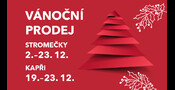 Vánoční prodej – stromečky a kapři