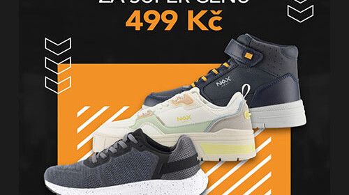 EXTRA cena 499 Kč na vybrané boty NAX