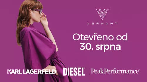 Diesel, Karl Lagerfeld a Peak Performance? Ano, od 30. srpna v nové prodejně Vermont