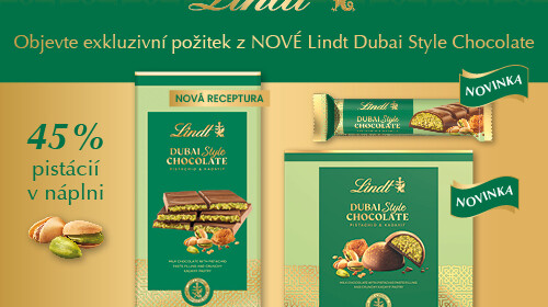 Objevte exkluzivní požitek z NOVÉ Lindt Dubai Style Čokolády
