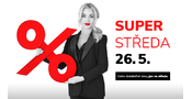 První letošní superstředa láká na pořádné slevy