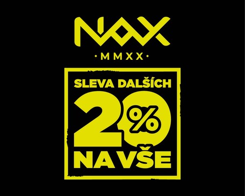 DODATEČNÁ sleva 20 % na vše