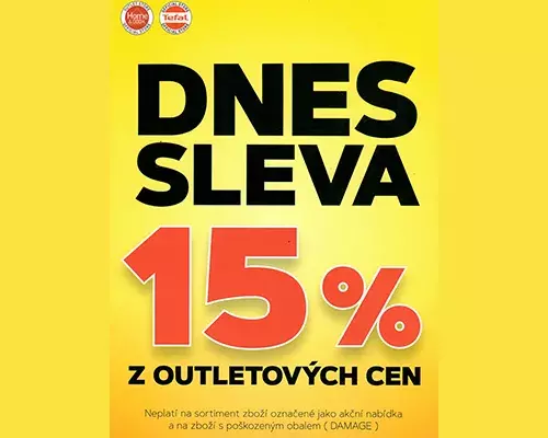 DODATEČNÁ sleva 15 % na vše