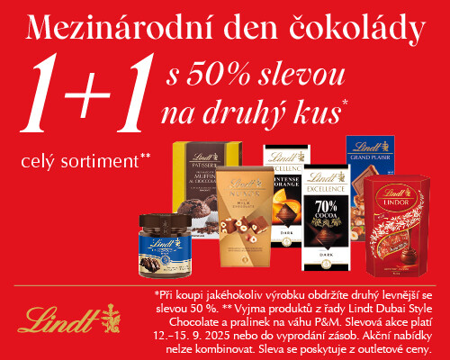 EXTRA akce 1+1 s 50% slevou na druhý kus