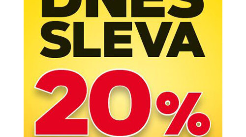 EXTRA sleva 20 % na vše