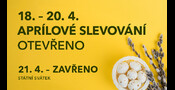 Otevírací doba Velikonoce 2025