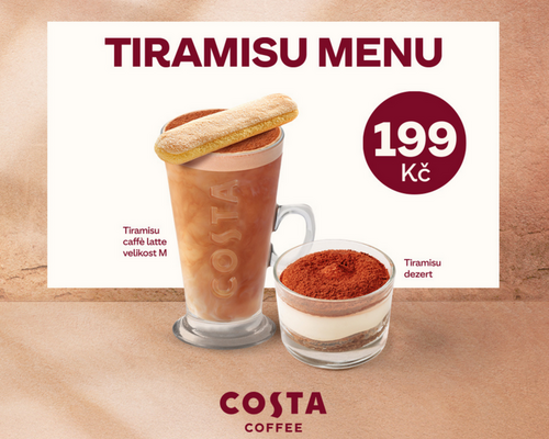  Tiramisu menu za zvýhodněnou cenu