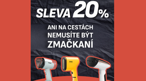 DODATEČNÁ sleva 20 % na napařovače