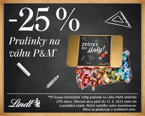 Lindt PM 25 BTS tin banner 500x400px CZ outlet