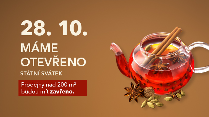 novinka Svatecni oteviraci doba 28rijna 25 CZ