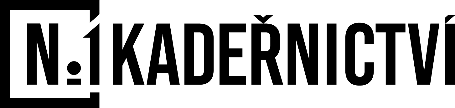 KADERNICTVI N1 LOGO black